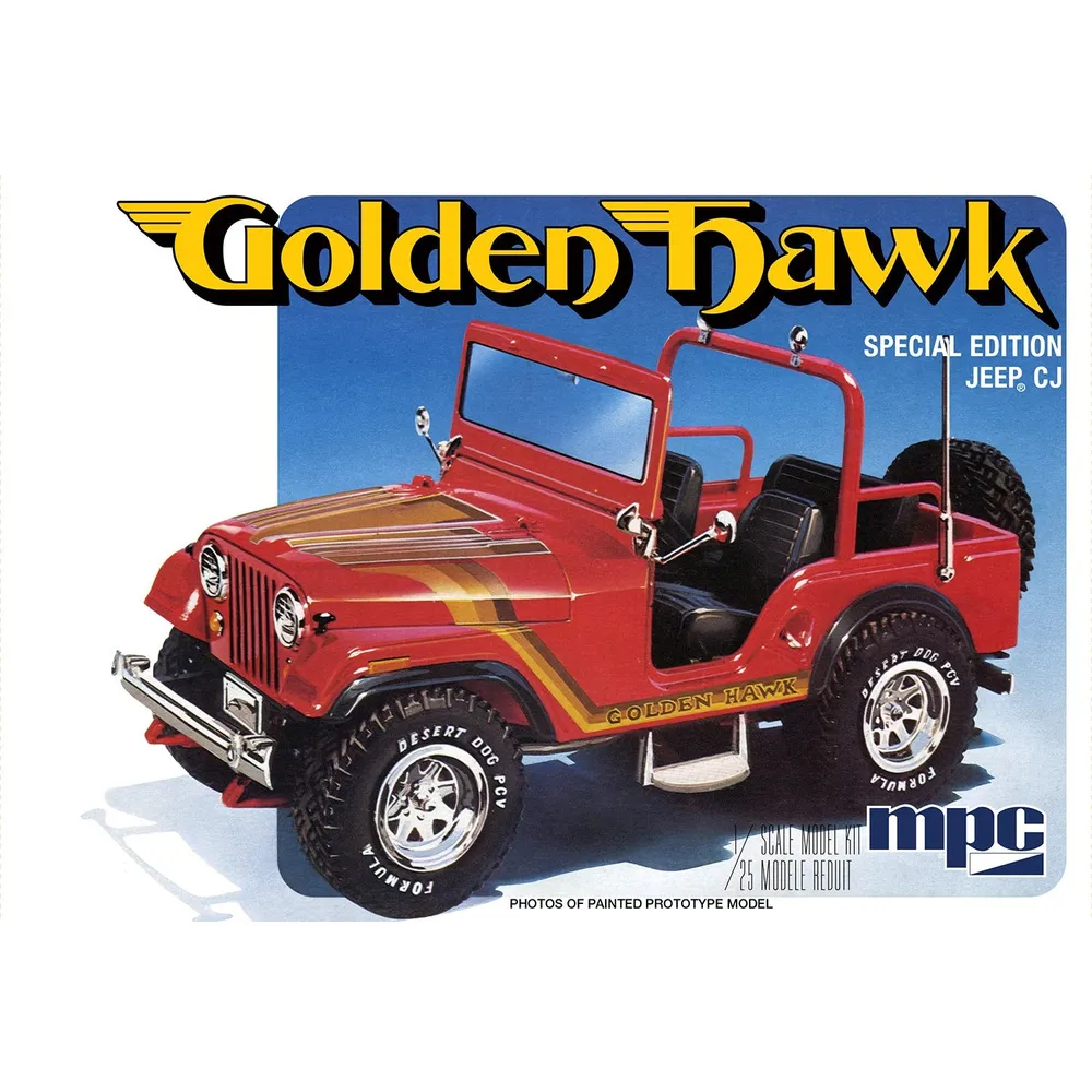 1981 Jeep CJ5 Golden Hawk 1/25 #986 by MPC