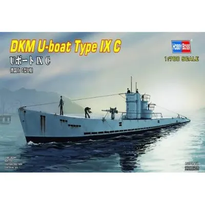 DKM U-Boat Type IX C 1/700 Model Ship Kit #87007 by Hobby Boss