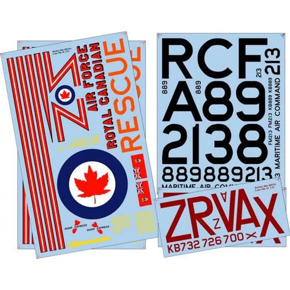 1/ RCAF Lancaster X decals