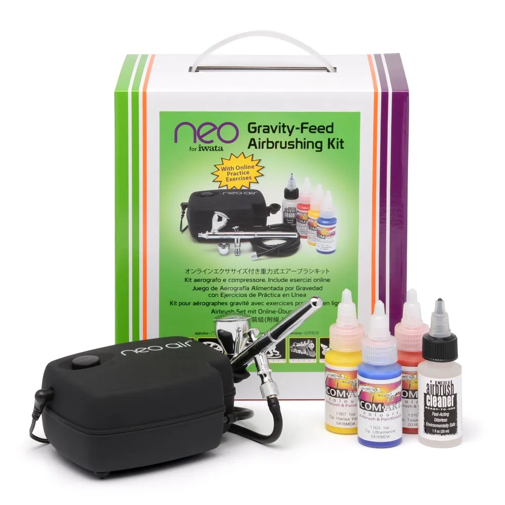 Iwata Beginner Airbrush Kit with Neo CN and Ninja Jet Compressor