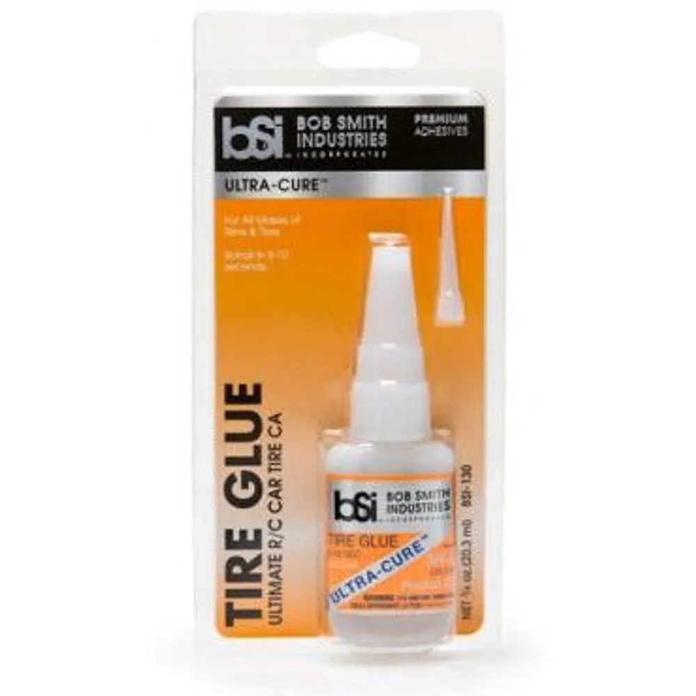 BSI Ultra-Cure Medium CA Tire Glue w/Pin Cap 3/4oz