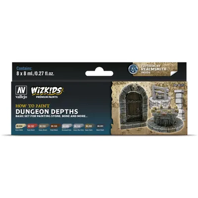 VAL80251 WIZK!DS Premium Paint Set Dungeon Depths