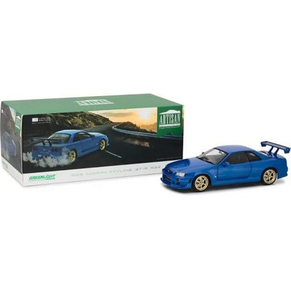 Artisan Collection Bayside Blue 1999 Nissan Skyline GT-R (R34)