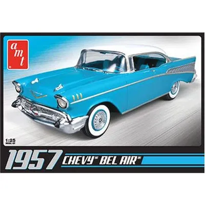 1957 Chevrolet Bel Air 1/25 Model Car Kit #0638 by AMT