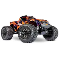 Traxxas Hoss 4X4 VXL - Orange & Purple 1/10 Scale 4WD Brushless Electric Monster Truck TRA90076-4ORANGE