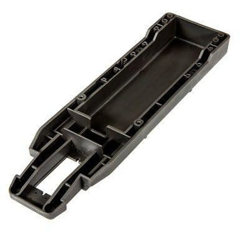 TRA3622X Traxxas Main chassis (black) (164mm long battery compartment) (fits both flat and hump style battery packs)