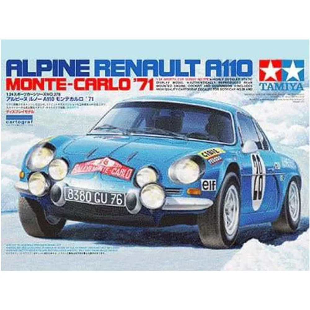 Alpine Renault A110  Monte-Carlo '71 1/24 #24278 by Tamiya