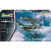 Bf109 G-10 & Spitfire Mk. V 1/72 #03710 by Revel