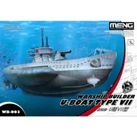 U-Boat Type VII #WB-003 Super Deformed Model Kit by Meng