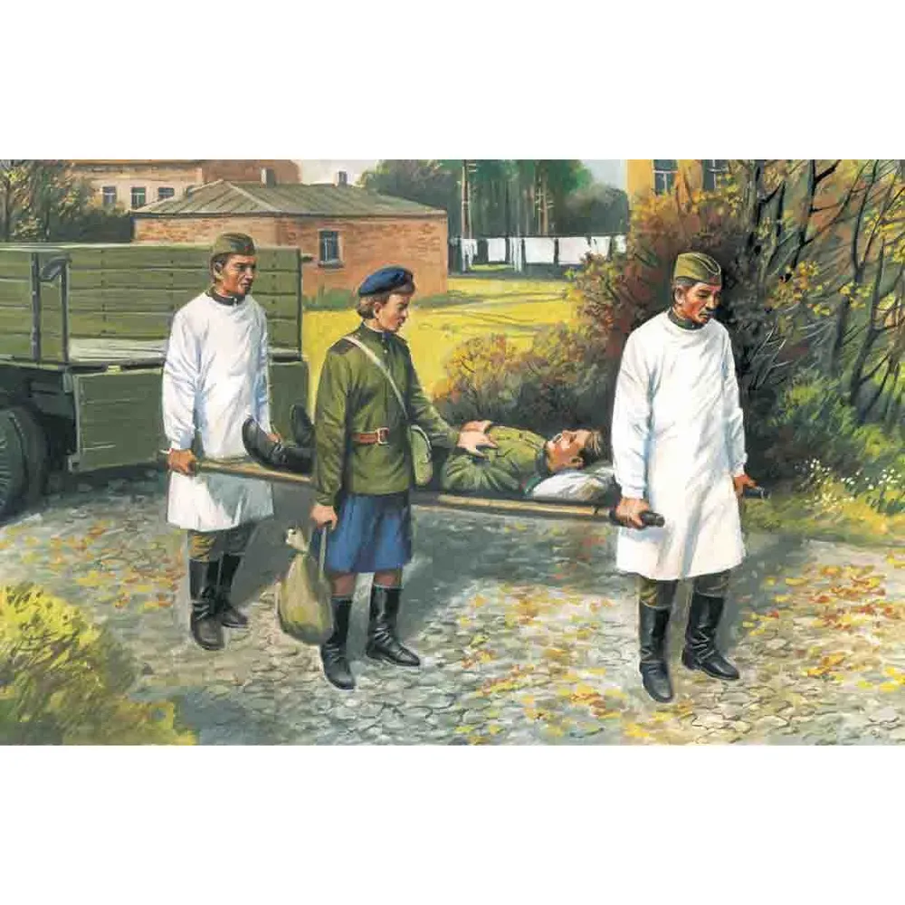 Soviet Medical Personnel (1979-1988) 1/35 by ICM