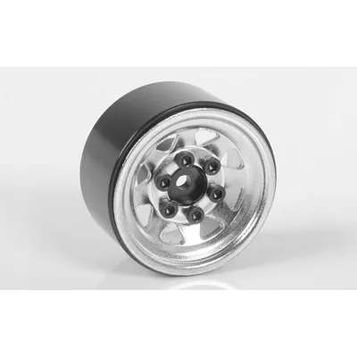 RC4WD Stamped Steel 1.0" Stock Beadlock Wheels (Chrome)(4)