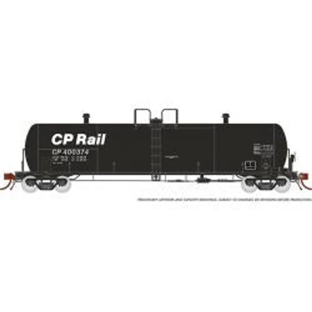 HO Procor 20K gal Tank Car: CP Company Service