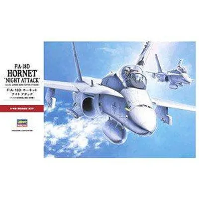 F/A-18D Hornet "Night Attack" USMC Carrier-Borne Fighter/Attacker 1/48 by Hasegawa