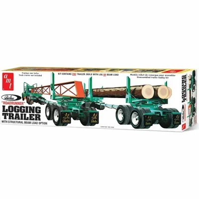 Peerless Logging Trailer 1/25 Model Car Kit #1103 by AMT