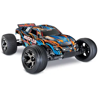 Traxxas Rustler VXL Brushless 1/10 RTR Stadium Truck OrangeX    TRA37076-4ORANGEX