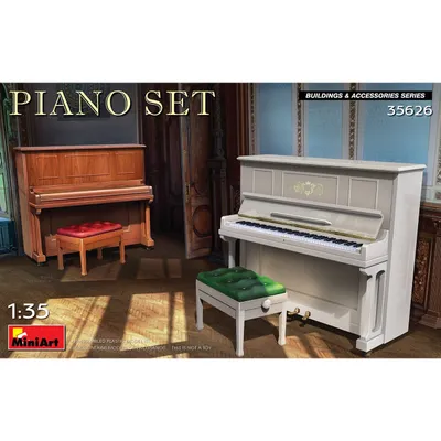 Piano Set #35626 1/35 Detail Kit by MiniArt