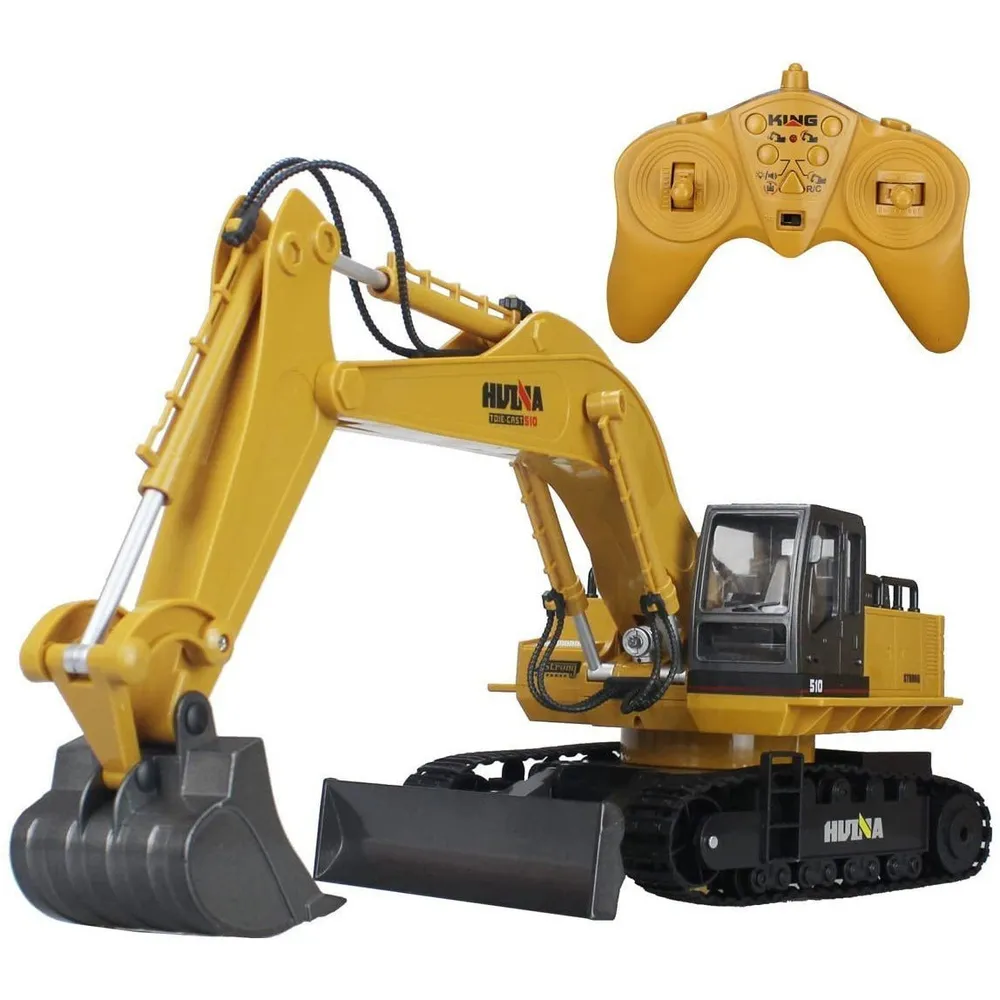 11 CH Excavator 1/16 Die Cast by HuiNa