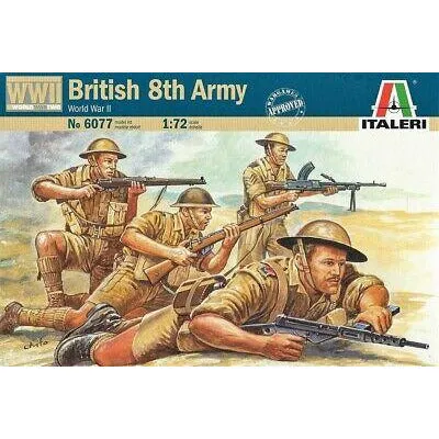 World War II British 8th Army 1/72 #6077 by Italeria