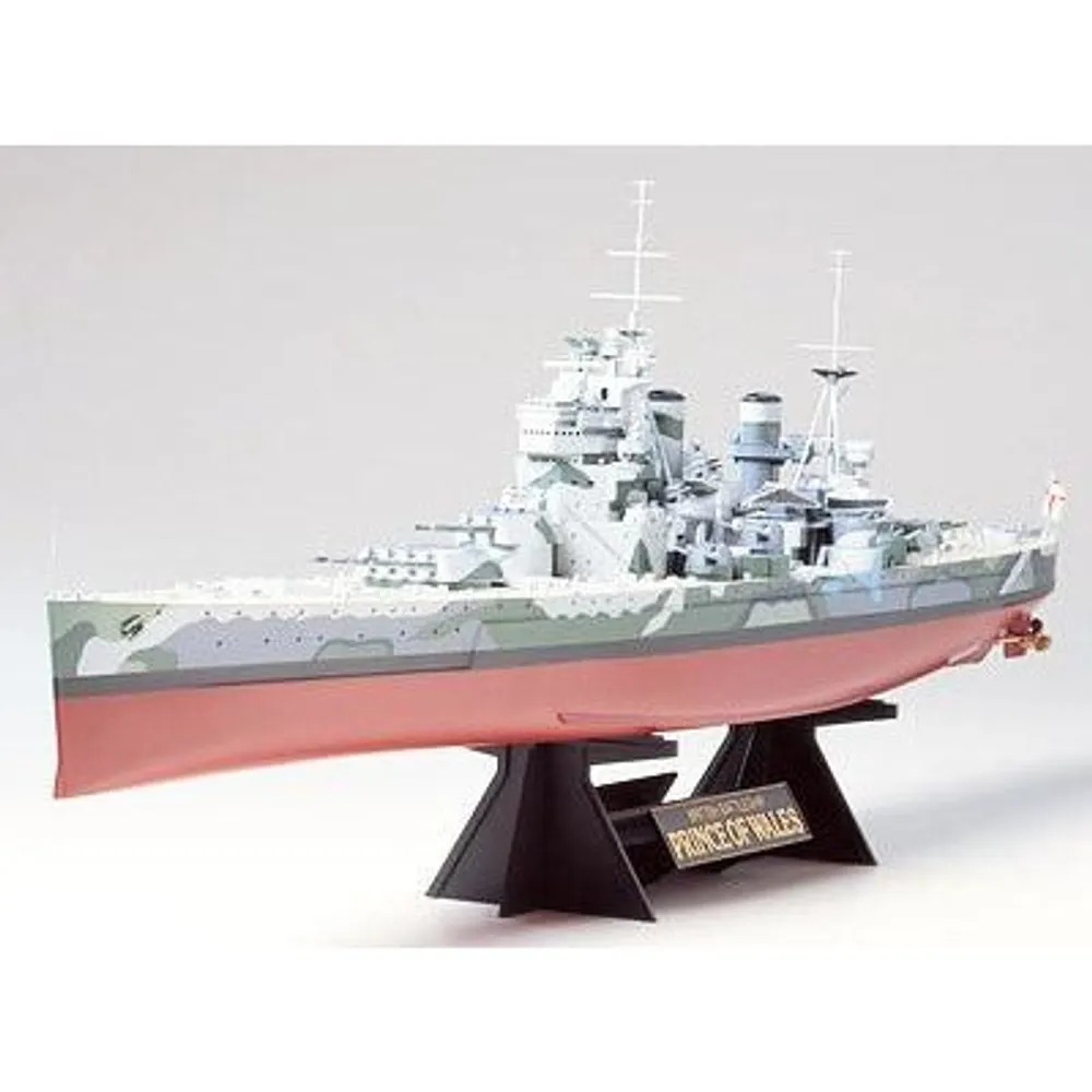 HMS Prince of Wales Battleship 1/350 Model Ship Kit #78011 by Tamiya