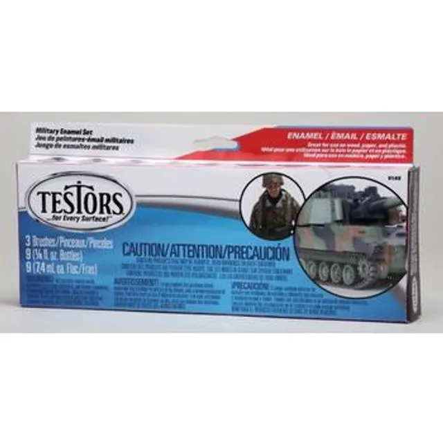 Testors Fluorescent Paint Kit Hobby and Model Paint Set #9132