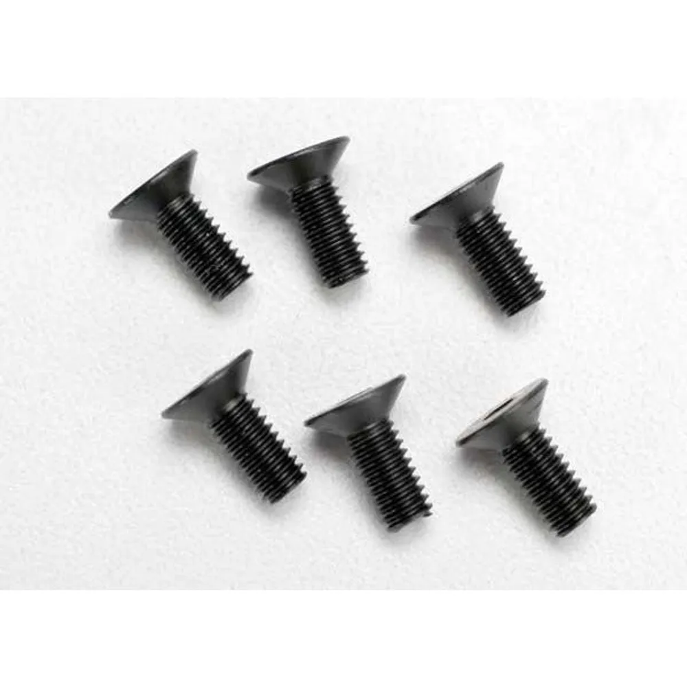 Traxxas 4x10mm Flat Head Screws (6) TRA2535