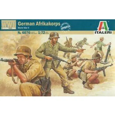 World War II German Afrikakorps 1/72 #6076 by Italeri