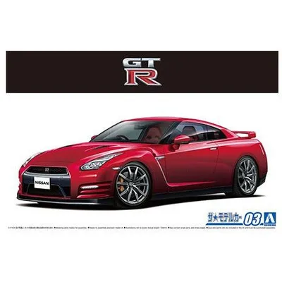 2014 Nissan R35 Skyline GT-R Pure Edition 1/24 Model Car Kit #05857 by Aoshima