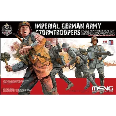 WWI Imperial German Army Stormtroopers #HS-010 - 1/35 Human Series by Meng