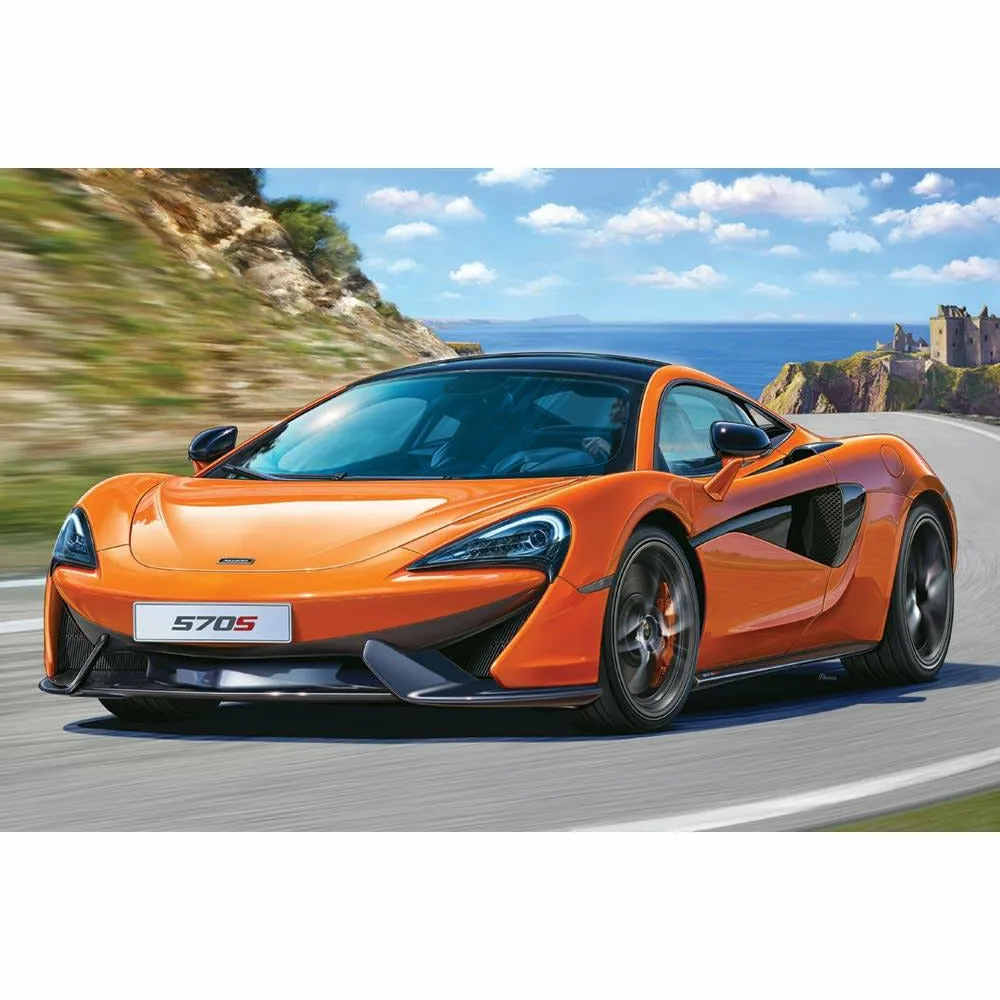 McLaren 570S Level 3 1/24 Model Car Kit #7051 by Revell