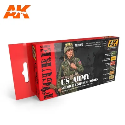 AK-11634 US Army Soldier Uniform Colors Set