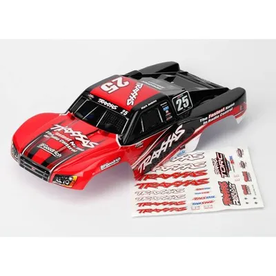 TRA7084 Body, Mark Jenkins #25, 1/16 Slash (Graphics Are Painted And Decals Applied)