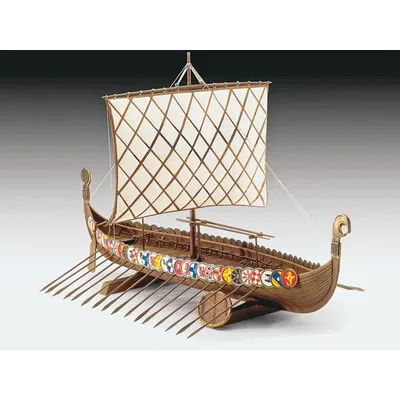 Viking Ship 1/50 Model Sailing Ship Kit #5403 by Revell