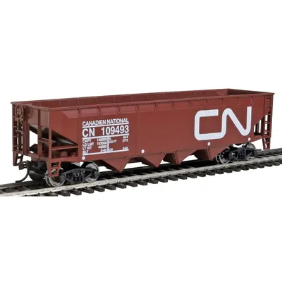 Offset Hopper - Ready to Run -- Canadian National (brown, white; Large Logo)