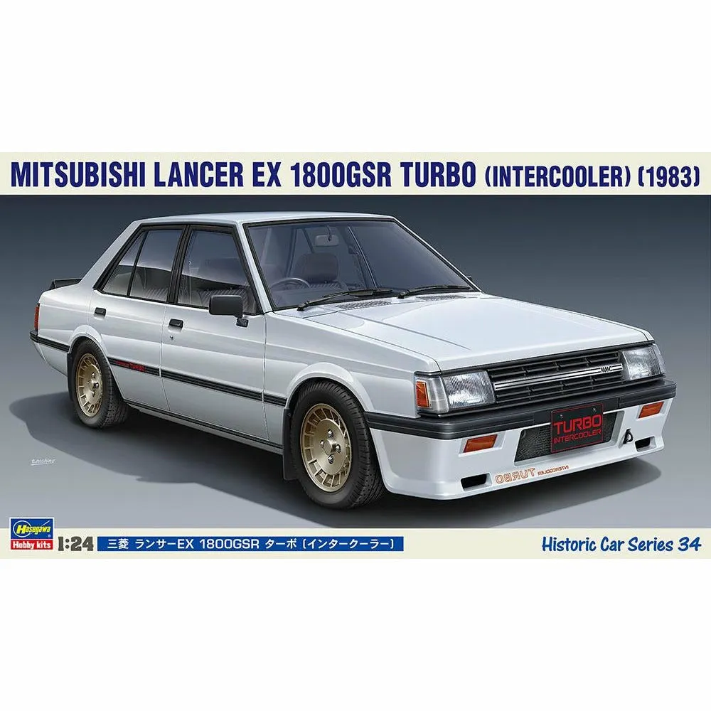 Mitsubishi Lancer EX 1800GSR Turbo (Intercooler) (1983) 1/24 by Hasegawa