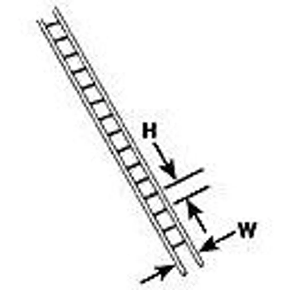 Plastruct 1/32 Styrene Ladder (2 pcs) PLA91674