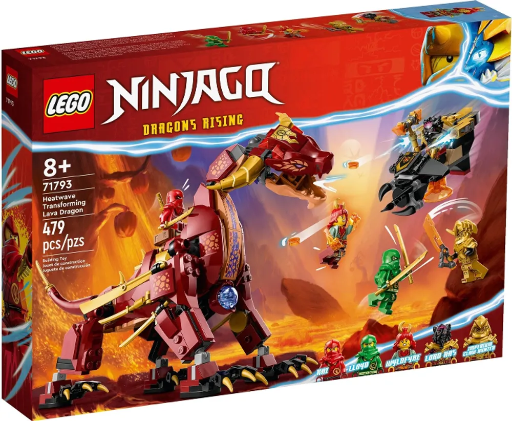 Lego Ninjago: Heatwave Transforming Lava Dragon 71793