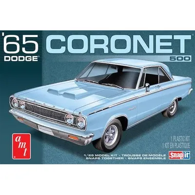 1965 Dodge Coronet 1/25 Model Car Kit #1176 by AMT