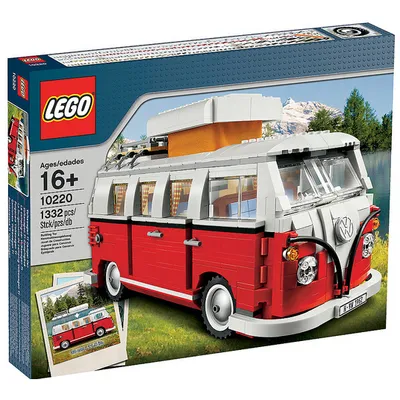 Lego Creator Expert: Volkswagen T1 Camper Van 10220 (Original 1st Edition box -Tall Skinny 2011 version)