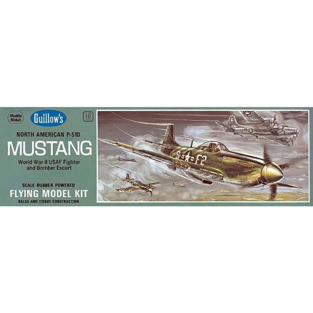 Guillows North American P51D Mustang (17")