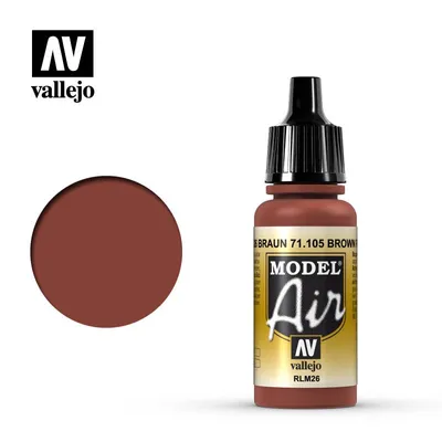 Vallejo Model Air 71.105 Brown (RLM 26) 17mL