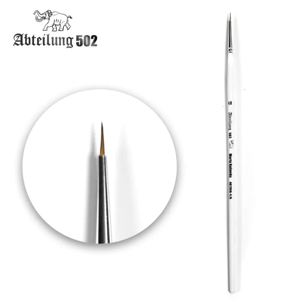 Abteilung 502 Marta Kolinsky Round Brush 4/0 #ABT850-4_0