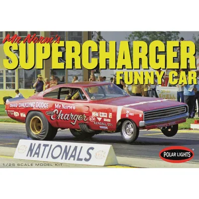 1969 Dodge Charger Funny Car Mr. Norm 1/25 Model Car Kit #989 by Polar Lights