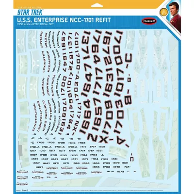 Star Trek: USS Enterprise Refit Aztec Decals