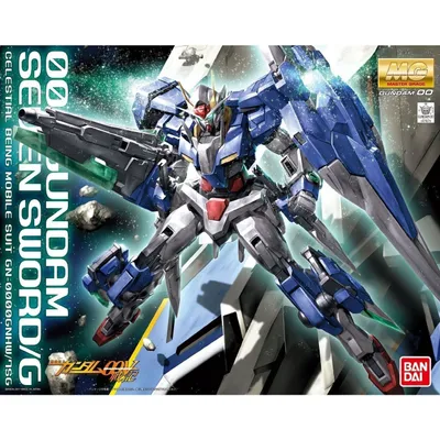 MG 1/100 GN-0000/7S Gundam Seven Sword #5063083 by Bandai