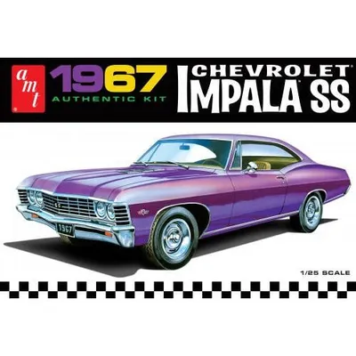 1967 Chevrolet Impala SS 1/25 Model Car Kit #981 by AMT