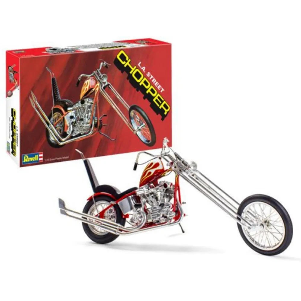 LA Street Chopper 1/8 Model Car Kit #7326 by Revelle