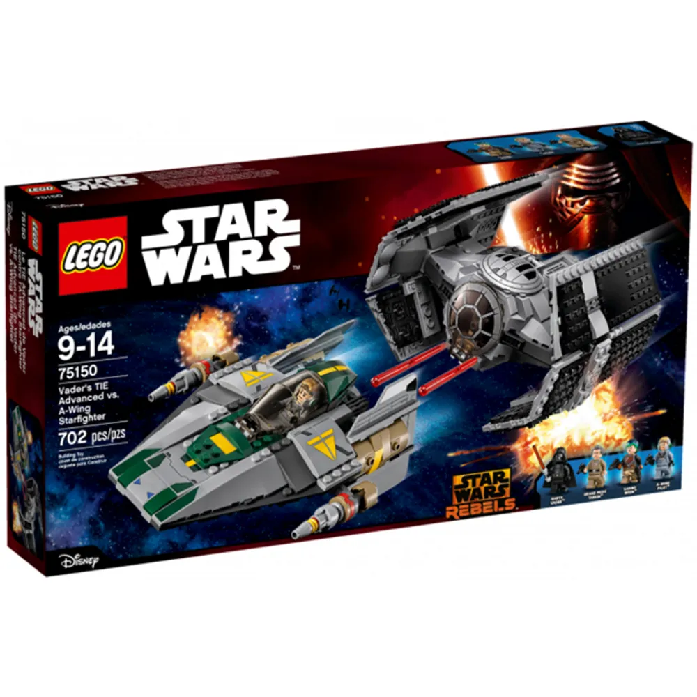 Series: Lego Star Wars: Vader's TIE Advanced vs. A-Wing Starfighter 75150