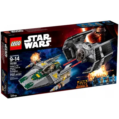 Series: Lego Star Wars: Vader's TIE Advanced vs. A-Wing Starfighter 75150