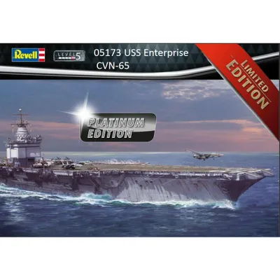 USS Enterprise CVN-65 1/400 Model Aircraft Carrier #05173  by Revell