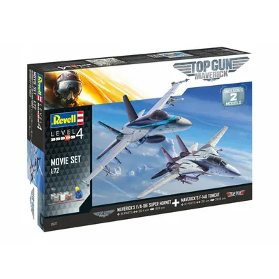 Top Gun Maverick 2 pc Gift Set  1/72 #05677 by Revell